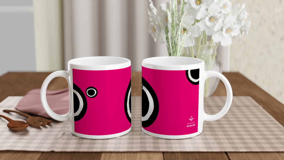 Design Cup First Kiss First Love / pink dot