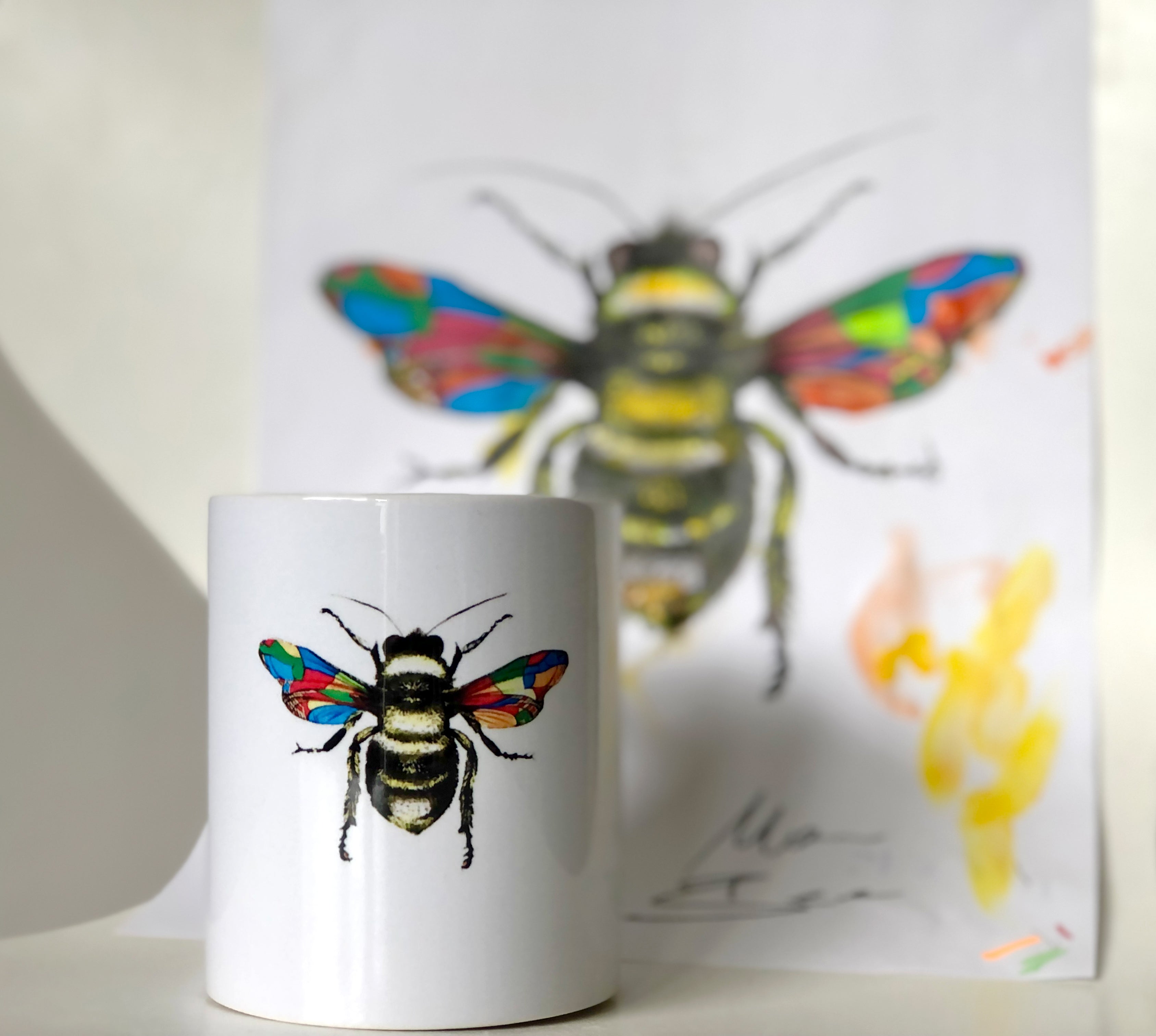 Design Cup BEE colorful (Sammeltassen in unterschiedlichen Farben)